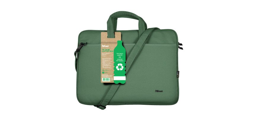 Borsa per notebook - Bologna - ecocompatibile - da 16" - verde salvia - Trust