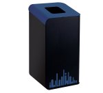 Gettacarte Rubik Evo - per raccolta differenziata - 80 L - blu - Medial