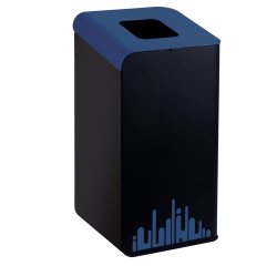 Gettacarte Rubik Evo - per raccolta differenziata - 80 L - blu - Medial