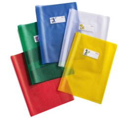 Coprimaxi Emysilk - 21 x 30cm - PVC - 180 mic - c/alette - goffrato - azzurro trasparente - Colorosa