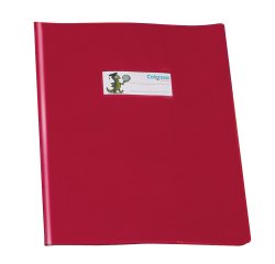 Coprimaxi GreenLine - 21 x 30 cm - PVC - 220 mic - c/alette - lucido - rosso - Colorosa