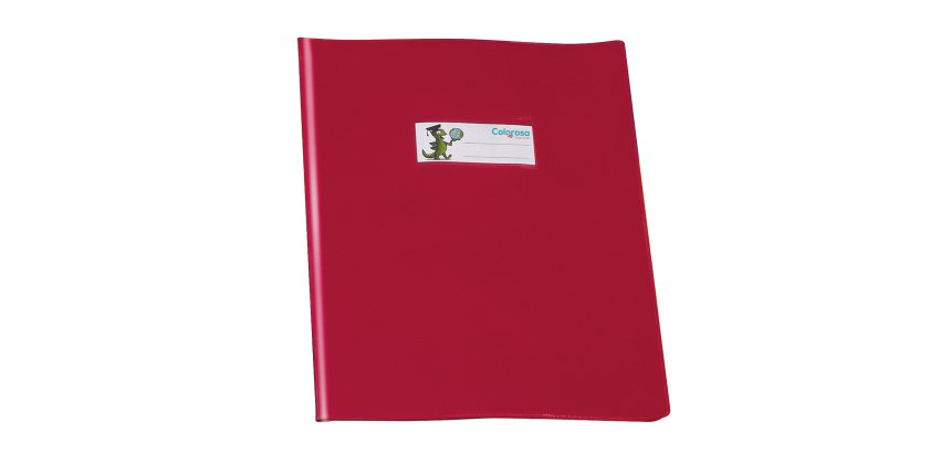 Coprimaxi GreenLine - 21 x 30 cm - PVC - 220 mic - c/alette - lucido - rosso - Colorosa