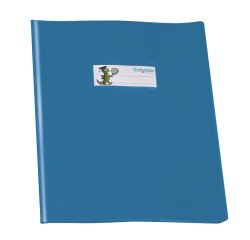 Coprimaxi GreenLine - c/alette - PVC - 220 mic - 21 x 30 cm - lucido coprente - blu - Colorosa