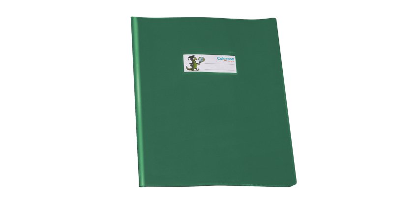 Coprimaxi GreenLine - 21 x 30 cm - PVC - 220 mic - c/alette - lucido - verde - Colorosa