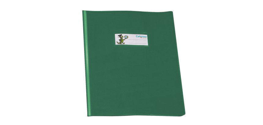 Coprimaxi GreenLine - 21 x 30 cm - PVC - 220 mic - c/alette - lucido - verde - Colorosa