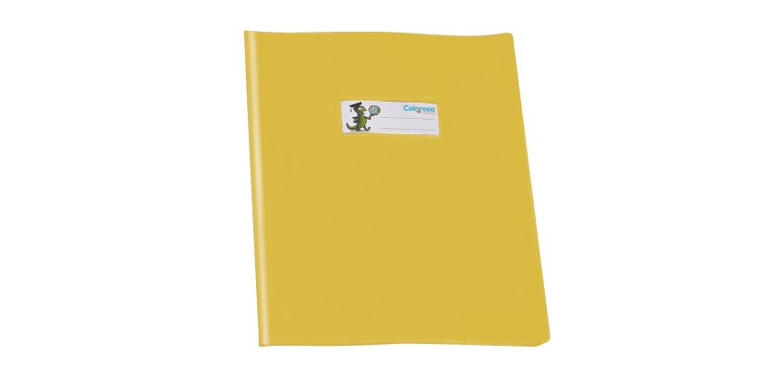 Coprimaxi GreenLine - 21 x 30 cm - PVC - 220 mic - c/alette - lucido - giallo - Colorosa