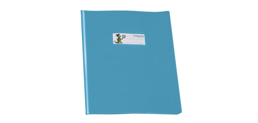 Coprimaxi GreenLine - 21 x 30 cm - PVC - 220 mic - c/alette - lucido - azzurro - Colorosa