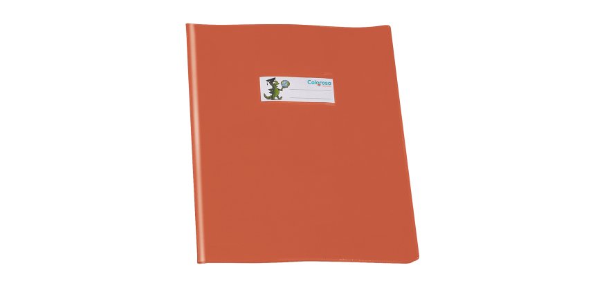 Coprimaxi GreenLine - 21 x 30 cm - PVC - 220 mic - c/alette - lucido - arancione - Colorosa