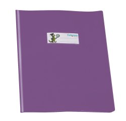 Coprimaxi GreenLine - 21 x 30 cm - PVC - 220 mic - c/alette - lucido - lilla - Colorosa