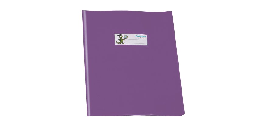 Coprimaxi GreenLine - 21 x 30 cm - PVC - 220 mic - c/alette - lucido - lilla - Colorosa