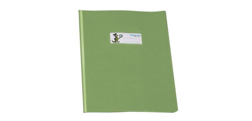 Coprimaxi GreenLine - 21 x 30 cm - PVC - 220 mic - c/alette - lucido - verde chiaro - Colorosa