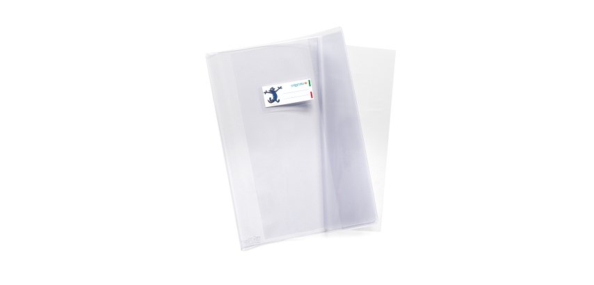 Coprimaxi Supercristallo - 21 x 30 cm - PVC - 200 mic - c/alette - neutro trasparente - Colorosa