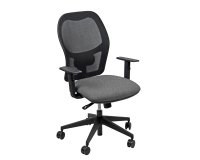 Seduta operativa Hubble HUHU - tessuto Chili - braccioli regolabili - grigio - Unisit