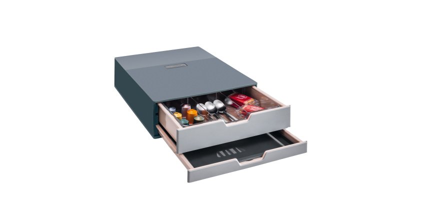 Set Coffee Point Box S - 280 x 95 x 356 mm - organizer da cassetto incluso - Durable