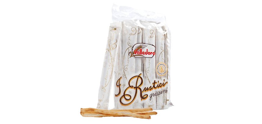 Grissini Rustici - 300 gr - multipack 12 monoporzioni - Valledoro