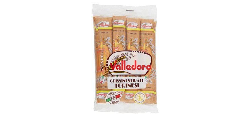 Grissini Torinesi - 240gr - multipack 17  monoporzioni - Valledoro