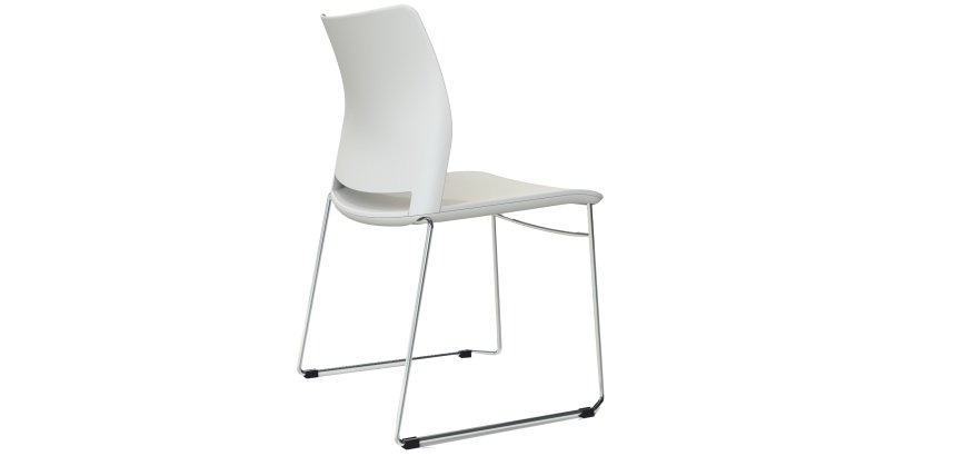 Seduta attesa Alpha APS - senza braccioli - bianco - Unisit