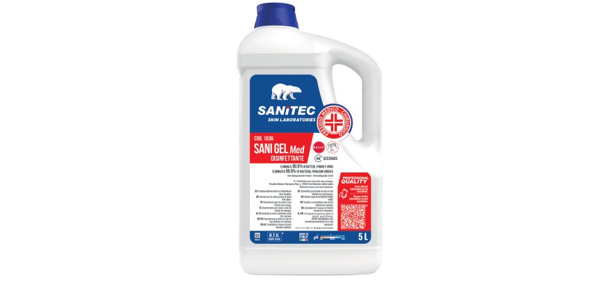 Igienizzante mani Sani Gel Med - 5 L - non profumato - Sanitec