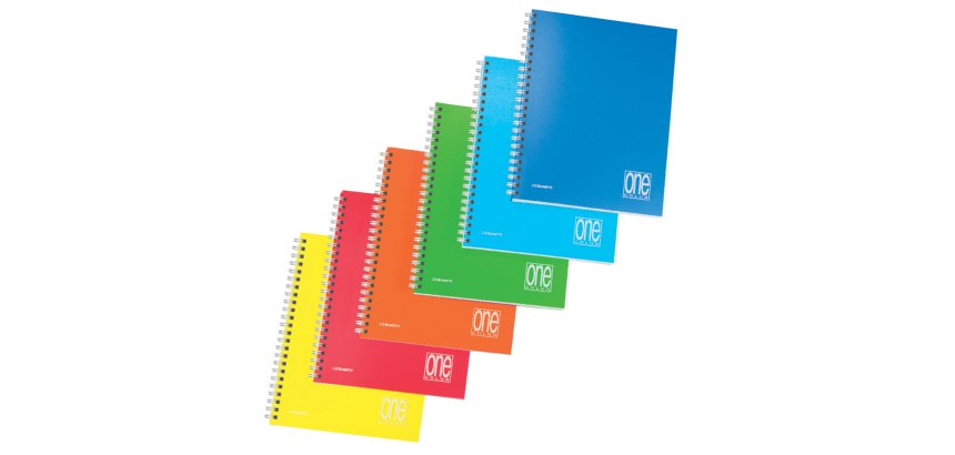 Maxiquaderno One Color PP - A4 - 4mm - 80+1 fogli - 80 gr - s/fori - spiralato - Blasetti