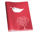 Coprimaxi Green - 21 x 30 cm - carta - 120gr  - c/tasche - rosso - Colorosa