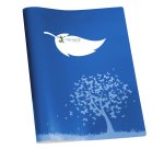 Coprimaxi Green - 21 x 30 cm - carta - 120gr  - c/tasche - blu - Colorosa