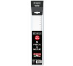 ARDA MET60SS ruler Desk ruler 600 mm Transparent 6 pc(s)
