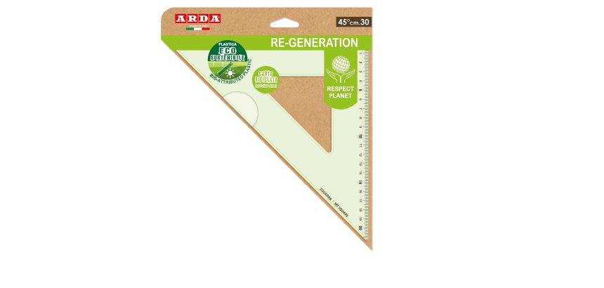 ARDA RE4530 protractor Plastic Triangle