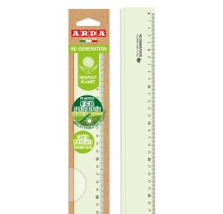 ARDA RE50 ruler Desk ruler 500 mm Plastic Green, Transparent