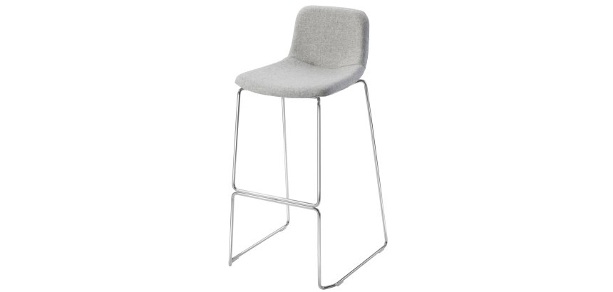 Sgabello Tosca TOS - senza braccioli - grigio chiaro - Unisit