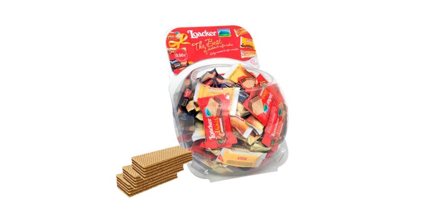 Wafer Minis - 700 gr - Loacker - bolle self service da 140 pezzi
