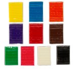 Pasta Pongo - panetto 50 gr - colori assortiti - Giotto - conf.10 pezzi