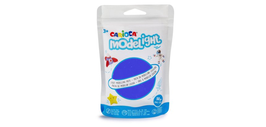 Pasta Model Light - 50 gr - blu - Carioca