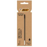 Refill sfera Cristal® Re'New - punta 1 mm - nero - BIC® - blister 3 pezzi