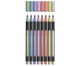 Pennarello Metallic Liner 020 - punta 1,2 mm - colori assortiti - Schneider - conf. 8 pezzi