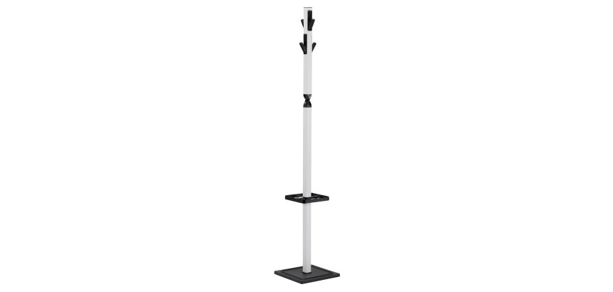 Appendiabiti Space - 175 cm - metallo - grigio - Unisit