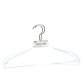 Gruccia - antiscivolo - 42 x 0,6 cm - bianco - King Collection - conf. 2 pezzi