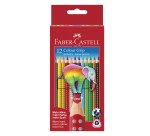 Matite colorate Color Grip - Faber-Castell - scatola 12 pezzi
