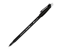 Penna a sfera con cappuccio Replay - cancellabile - punta 1 mm - nero - Papermate