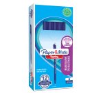 Penna a sfera con cappuccio Replay - cancellabile - punta 1 mm - blu - Papermate