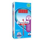 Penna a sfera con cappuccio Replay - cancellabile - punta 1 mm - rosso - Papermate