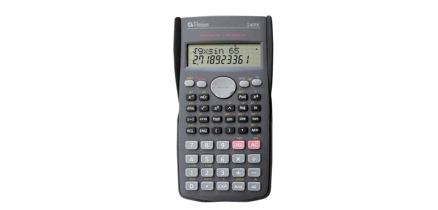 Calcolatrice scientifica 240FX - 2 linee - 240 funzioni - Titanium