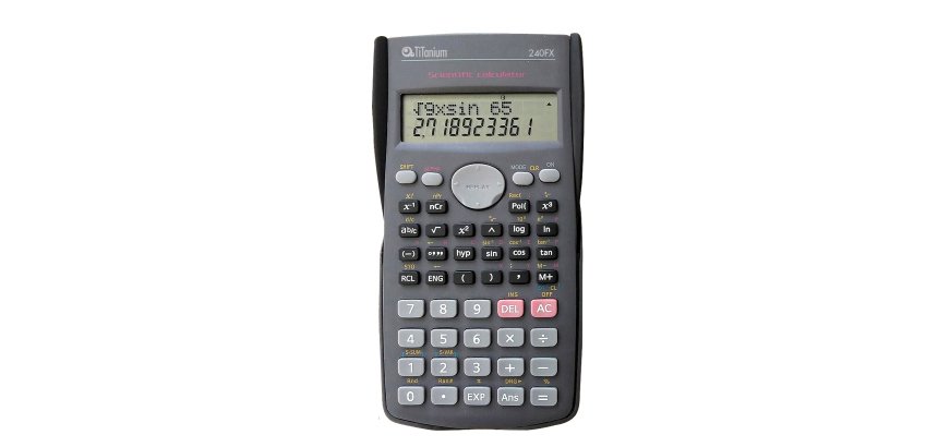 Calcolatrice scientifica 240FX - 2 linee - 240 funzioni - Titanium