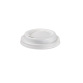 Tappo per bicchiere - in CPLA - bianco - 115 ml - Leone - conf. 1000 pezzi