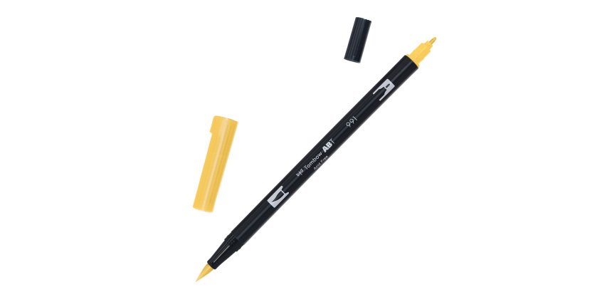Pennarello Dual Brush N991 - light ochre - Tombow
