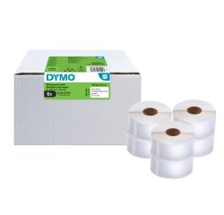 Rotolo 1000 etichette LW 2093094 - 32 x 57 mm - carta - multiuso - bianco - Dymo - value pack 6 pezzi