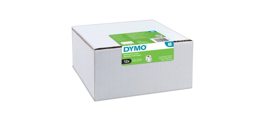Rotolo 1000 etichette LW 2093095 - 32 x 57 mm - carta - multiuso - bianco - Dymo - value pack 12 pezzi
