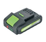 Batteria di ricambio - per attrezzi - 20 V - 2 AH - art. 4352 - Verdemax