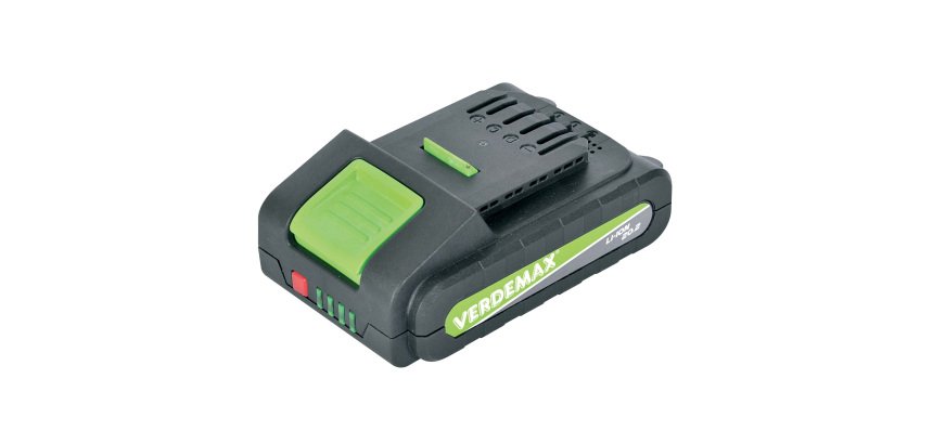 Batteria di ricambio - per attrezzi - 20 V - 2 AH - art. 4352 - Verdemax