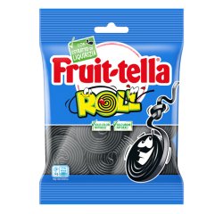 Caramella gommosa - liquirizia roll - formato pocket 90 gr - Fruit-Tella