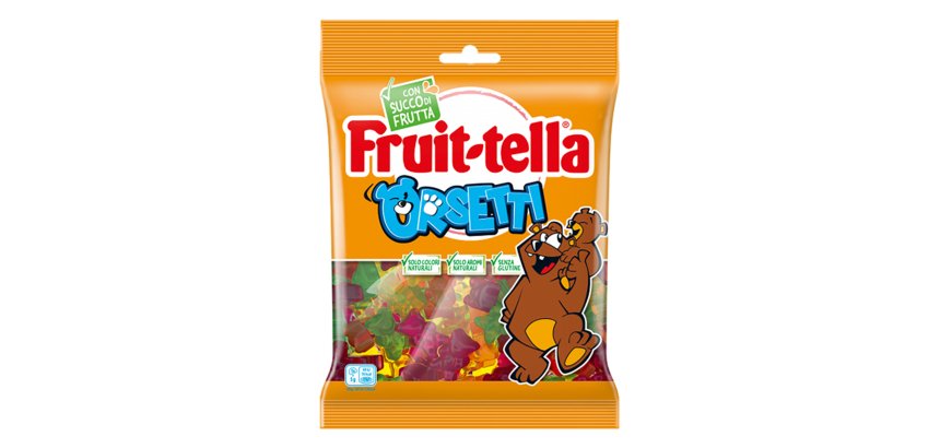 Caramella gommosa - orsetti - formato pocket 90 gr - Fruit-Tella